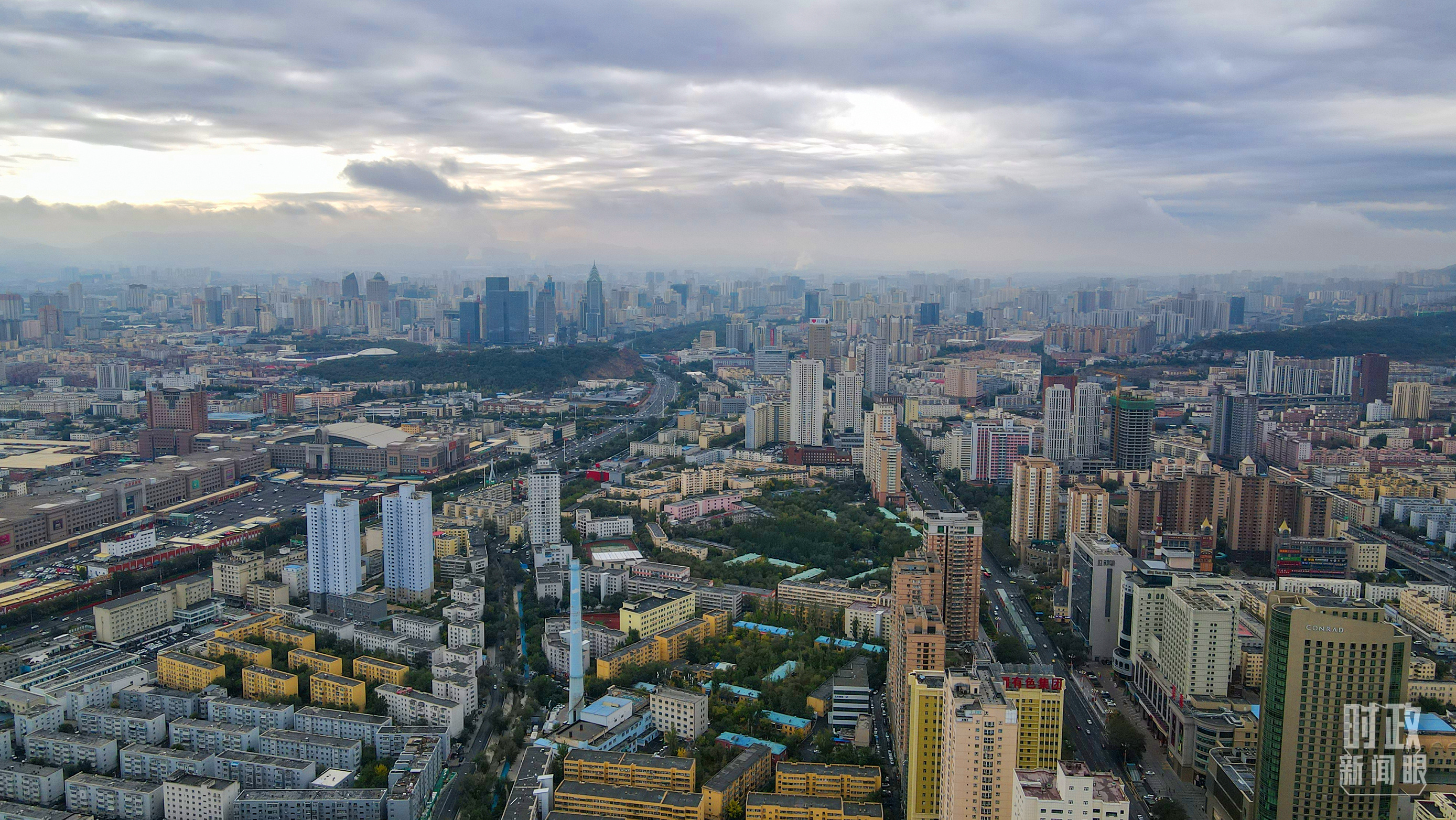 △乌鲁木齐。(总台央视记者范凯拍摄)