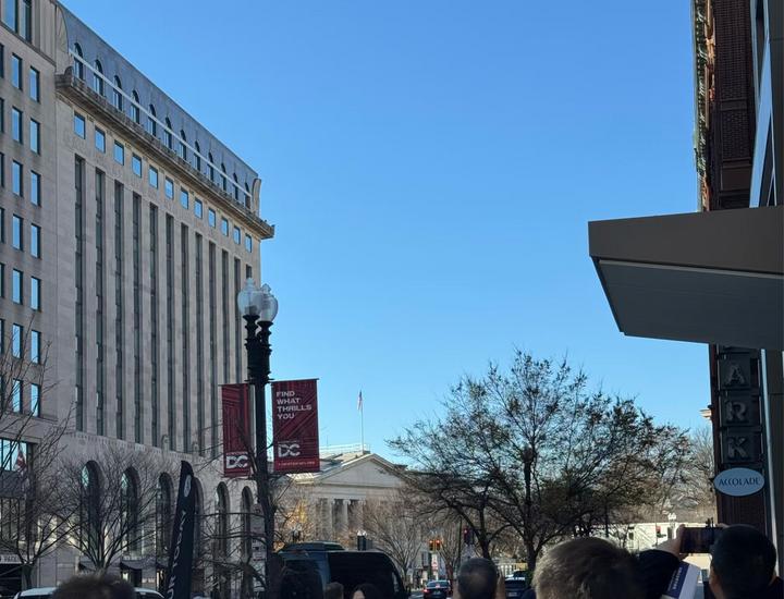 华盛顿街景。程科源供图。